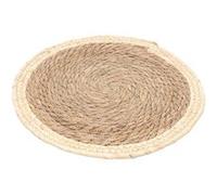 set de table rond paille 38cm nature - chaks 12677 Gris G