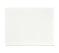 Set de table SQUARE CORDUROY 35 x 45 cm, blanc pur, cuir, LIND DNA