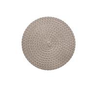 Set de Table Tressé Déco Irisé 38cm Gris