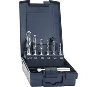 Set de tarauds combinés Exact 05910 7 pièces métrique M3, M4, M5, M6, M8, M10 coupe à droite N/A HSS 1 set