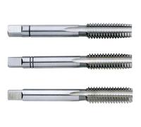 Exact! Taraud à main D352 HSS M3 0,5 mm coupe à droite – Lot de 3