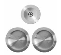 Set de tirage porte coulissante - inox - rosace ronde - EPD OS KARCHER DESIGN