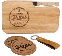 Set de tiroirs ludiques Pappas | Table de découverte pour papa : une idée cadeau | Les cadeaux les plus géniaux pour notre cher papa | Table de chevet avec porte-clés et support