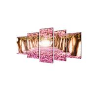 Set de toiles murales imprimées Cerisiers en fleurs 100 x 50 cm