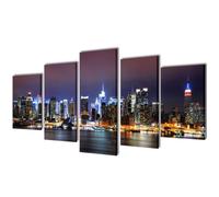 VIDAXL Horizon de New York coloré