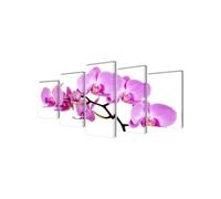 Set de toiles murales imprimées Orchidée 200 x 100 cm Multicolore G