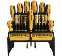 Set de tournevis - Fieldmann - FDS 5006-37R - 4 tournevis en croix - 4 tournevis plats - Embouts variés