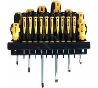 Set de tournevis - Fieldmann - FDS 5007-18R - 10 pièces - Embouts plats et croix - Plateau rotatif