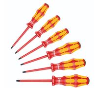 Set De Tournevis TORX® Isolés Wera 167 I/6 Kraftform VDE 6 Pièces 05133356001