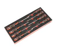 Set De Tournevis Torx Star Sealey Avec Plateau À Outils 8 Pièces T8 À T40 TBT55