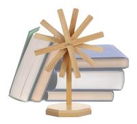 Set De Trivets En Bois - Sous-Assiette de Table en Forme de Moulin à Vent | Tapis Porte-Théière - Idéal pour Tasses Assiettes Casseroles Cuisine Salon Salle à Manger Hôtel Restaurant