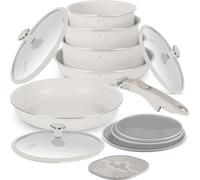 Set de vaisselle avec surface en titane 13 pices Sahara Marble Collection