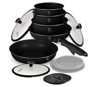 Set de vaisselle avec surface en titane 13 pcs Black Rose Collection