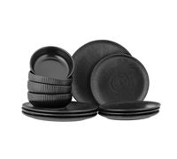 Set de vaisselle Sandrine 12 pcs. 4x plate HxØ 2x29.5cm, 4x plate HxØ 2x23cm, 4x bowl HxØ 5.5x17cm