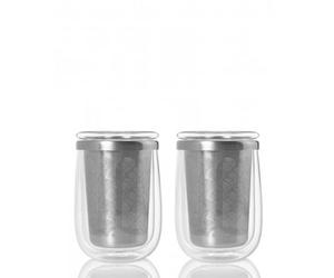 Set de verres à thé avec filtre à thé AdHoc OFFRE SPECIALE - 4037571390809
