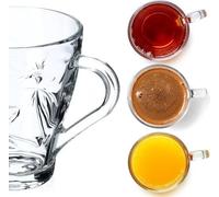 Set de verres à thé – qualité supérieure – verres à café de luxe, 6 pièces