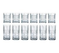Set de verres HIGHLAND, pour long drink et whisky, set de 12 pc, clair, Nachtmann