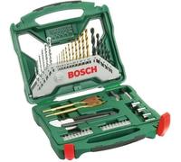 Set de vissage et perçage Bosch X-Line Titane, 50 pièces, Forets HSS-TIN, Forets matériaux HM, Embouts de vissage