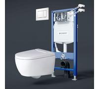 Set de WCdouche Geberit Comfort - AquaClean ALBA avec Duofix & Sigma30, Comfort Bundle