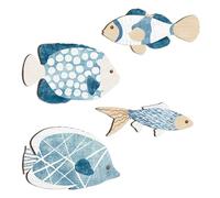 Set Décor Mural Poisson Nautique Art Poisson Nautique Vintage