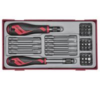 Set d'embouts TT1 tray PH- PZ- Plat- TX-- TPX- HEX- rob 38 pièces Teng Tools TTMDQ38