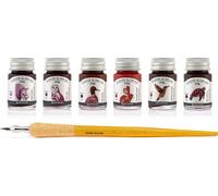 Set d'encres Write and Draw DESERT, encres de dessin, 6 x 10 ml avec plume