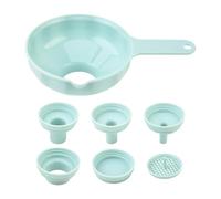 Set d'entonnoirs de cuisine filtre multifonction grand anti-fuite avec | Entonnoir avec passoire pour pot de conserves, grain, farine, lait, eau, vin, alimentation