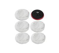 Set d'éponges de polissage 5 peaux de polissage 220mm blanc