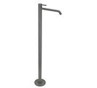 Set d'installation finale Herzbach Deep Grey 23.203810.1.06 robinet sur colonne, au sol, gris mat