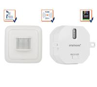 Set d'interrupteurs radio SmartHome avec détecteur de mouvement + mini interrupteur encastrable jusqu'à 1000W