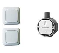 Set d'interrupteurs sans fil - Interrupteur encastrable sans fil + 2 interrupteurs muraux sans fil pour lampes et appareils jusqu'à max. 1000 W