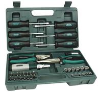 Set d'outils combinés - Jeu de outils à main - 45 pièces - Avec valise en plastique