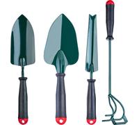 Set d'outils de jardinage - 4 en 1 - Pelle à main - Coupe-bordures - Multifonction