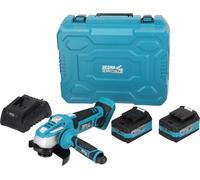 Set D'outils En Coffret Dedra Sas+All Case Ded7030A06, Meuleuse D'angle, Deux Batteries 4Ah, Chargeur