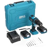 Set D'outils En Mallette Dedra Sas+All Ded7030A02, Tournevis, Deux Batteries 2Ah, Chargeur, Accessoires 9 Pcs.