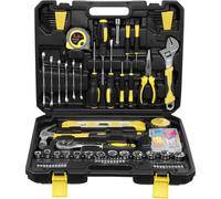 Set d'outils multifonctions, 108 pièces, construction en acier durable, outillage