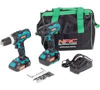 Set d'outils NAC visseuse sans fil + visseuse à chocs CDB-ID-20V