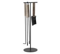 Set d'outils pour cheminée ASHI, 5 pièces, marron, Blomus