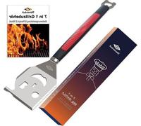 Set d'ustensiles de barbecue 17 pouces 7 en 1 pour les barbecues en plein air