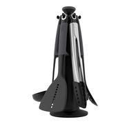 Set d'ustensiles de cuisine ELEVATE, avec support rotatif, noir, Joseph Joseph