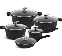 Set élégant de 10 casseroles EDENBERG, induction, idéal comme cadeau