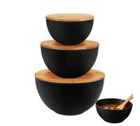 Set empilable pour salade avec couvercle, récipients pour salade pour fruits, frites, , légumes, soupes, aliments, cuisine et pour la préparation, la conservation et le service des repas