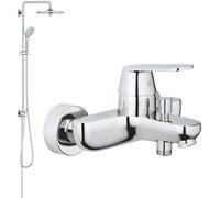 Set ensemble de douche Grohe Euphoria 27421002, mitigeur bain-douche Grohe Eurosmart Cosmopolitan 32831000
