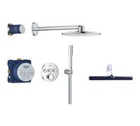 Set ensemble de douche Grohe Precision Smartcontrol 34874000, raclette à eau Grohe 4067393055617