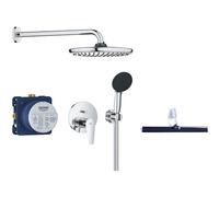 Set ensemble de douche Grohe Start Edge 25293000, raclette à eau Grohe 4067393055617