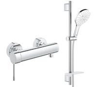 Set ensemble de douche Grohe Vitalio SmartActive 26598000, mitigeur de douche Grohe Essence 33636001