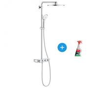 Set Euphoria SmartControl System 310 Duo Colonne de douche thermostatique + Ravak Cleaner Chrome Spray nettoyant (26507000*)