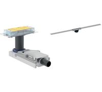 Set évacuation linéaire Geberit CleanLine 154.502.KS.1, drain de douche Geberit CleanLine 154.152.00.1
