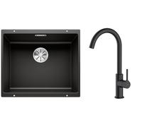 Set évier en granit Blanco Subline 500-U 525995, mitigeur de cuisine Oltens Skafta 35206300