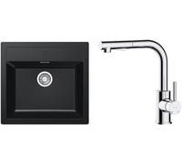 Set évier Tectonite Franke Sirius 114.0205.049, mitigeur de cuisine Oltens Myvat 35205100